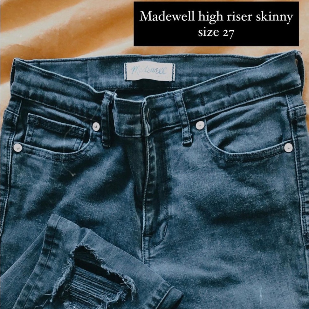 Madewell High Riser skinny jeans